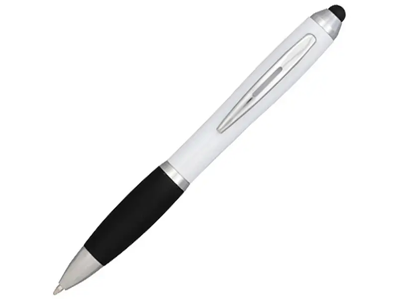 Шариковая ручка-стилус Nash, белый, синие чернила - 10690305