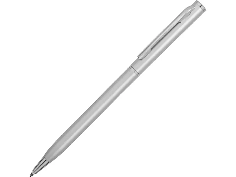 Ручка металлическая шариковая Атриум, сильвер шайн - 77480.10