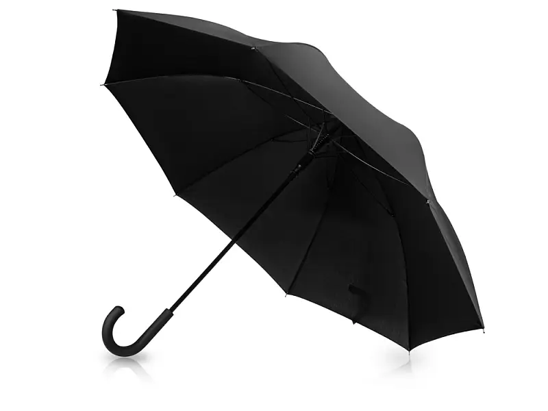 Зонт-трость Lunker с большим куполом (d120 см), черный - 908107
