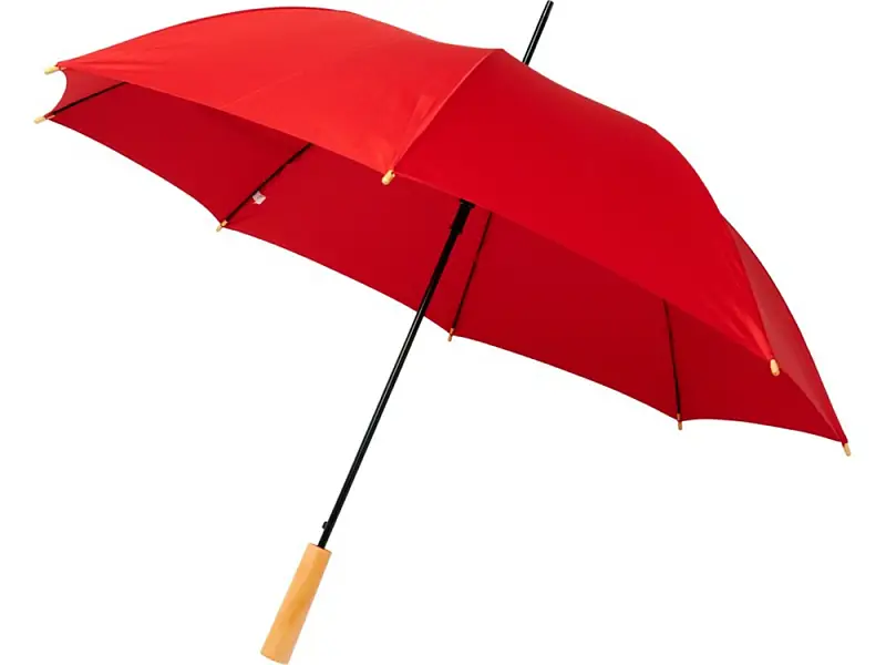 23-дюймовый автоматический зонт Alina из переработанного ПЭТ-пластика, красный - 10940004