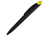 Ручка шариковая пластиковая Stream, черный/желтый