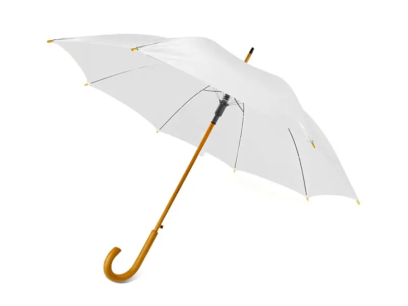 Зонт-трость Радуга, белый - 907016