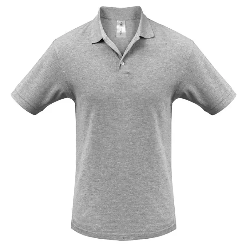 Рубашка поло Heavymill серый меланж, размер S - PU4226101S