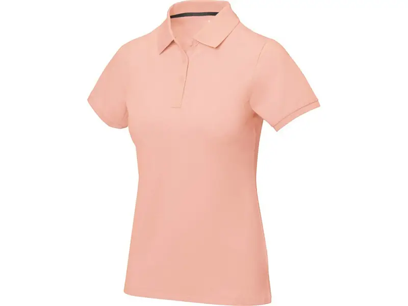 Calgary женская футболка-поло с коротким рукавом, pale blush pink - 3808191XS