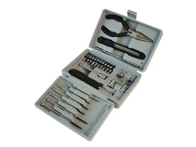 Набор инструментов Stinger, 25 инструментов, в пластиковом кейсе, 164x107x49 мм, серый - 441127