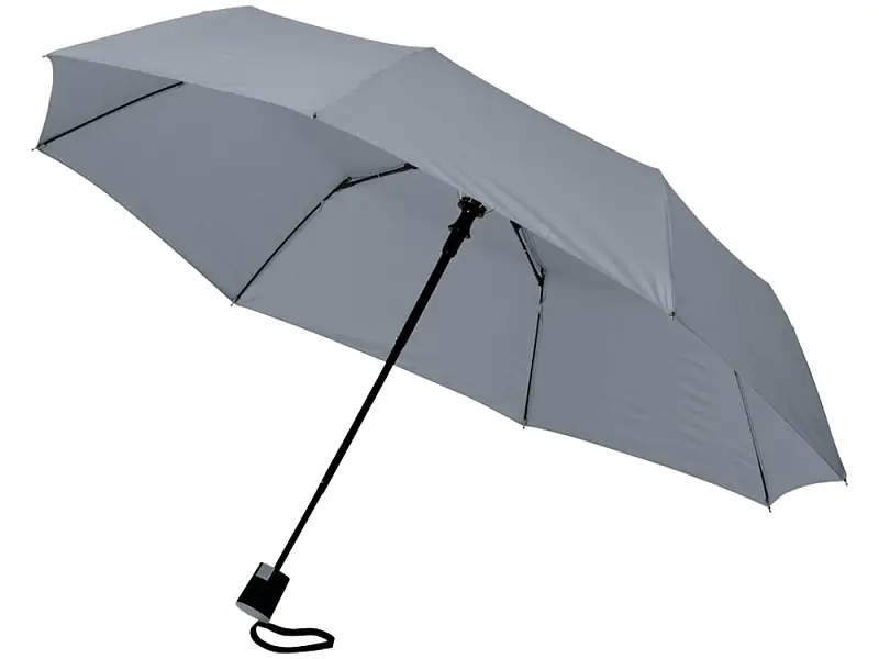 Зонт Wali полуавтомат 21, серый - 10907708