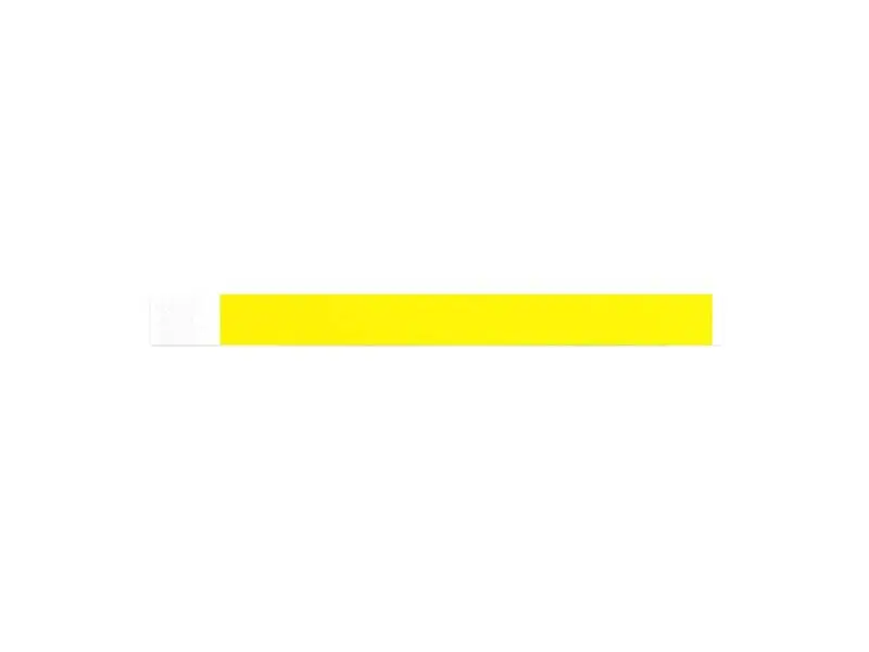 Браслет для мероприятий PARTY с индивидуальной нумерацией, неоновый желтый - PF3100S1221