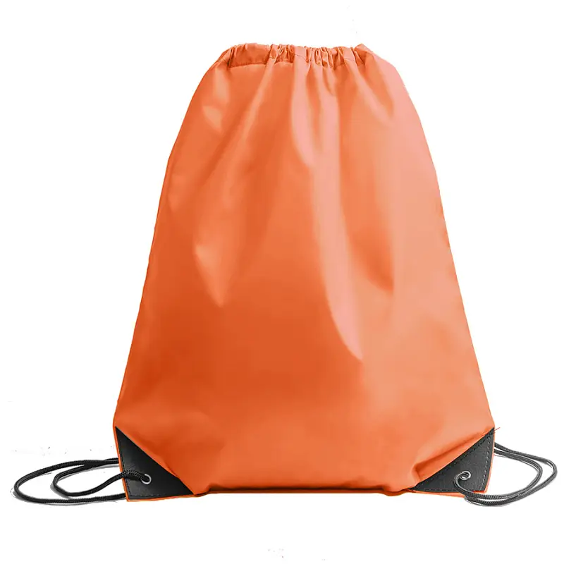 Рюкзак мешок с укреплёнными уголками BY DAY, оранжевый, 35*41 см, полиэстер 210D - 16111/05