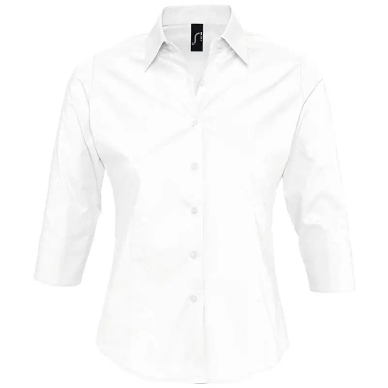 Рубашка женская с рукавом 3/4 Effect 140 белая, размер XS - 2510.600