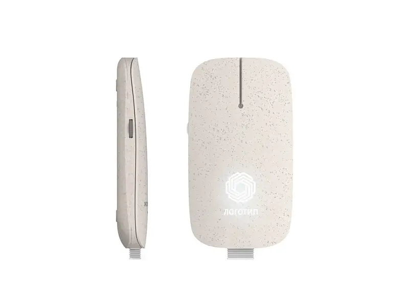 Беспроводная мышь c подсветкой Pokket2 Eco, белый - 965129