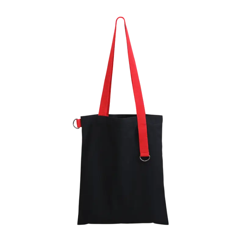 Шоппер Superbag black (чёрный с красным)