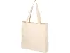 Эко-сумка Pheebs с клинчиком, изготовленая из переработанного хлопка, плотность 210 г/м2, heather maroon