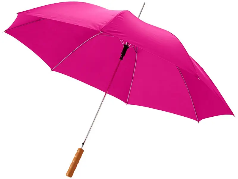 Зонт-трость Lisa полуавтомат 23, фуксия - 10901708