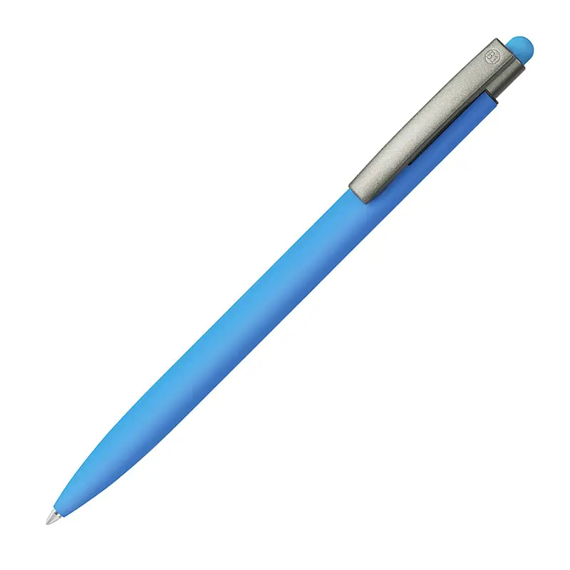 ELLE SOFT, ручка шариковая,  голубой, металл, синие чернила - 182MG/22