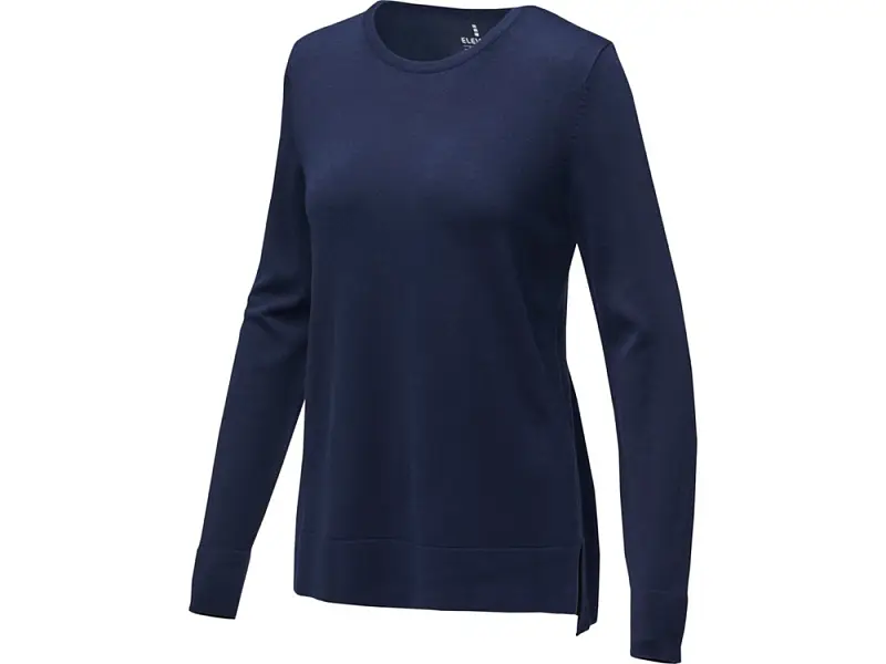 Женский пуловер Merrit с круглым вырезом, темно-синий - 3822849XS
