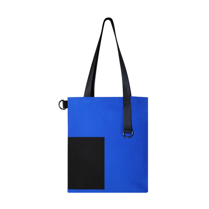 Шоппер Superbag Color (синий с чёрным)