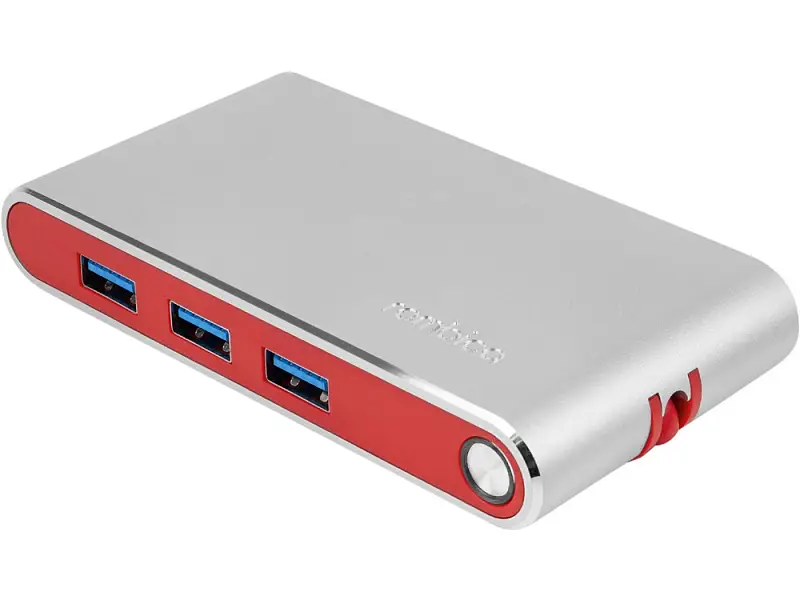 Хаб USB Rombica Type-C Hermes Red - 595604