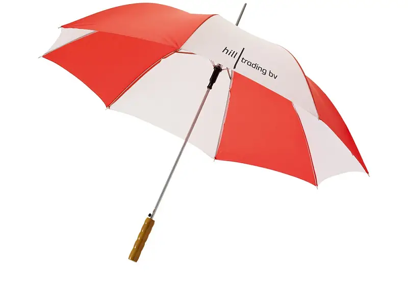 Зонт Karl 30 механический, красный/белый - 19547872
