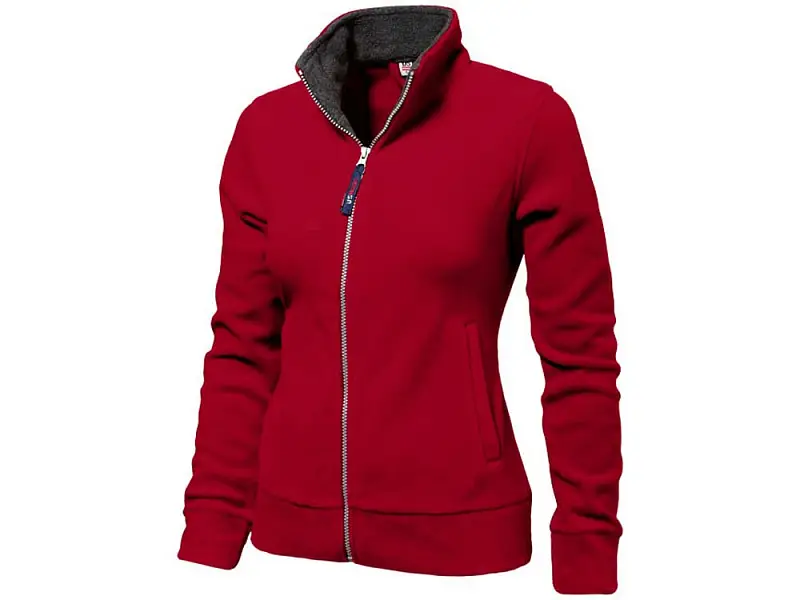 Куртка флисовая Nashville женская, красный/пепельно-серый - 3148225S