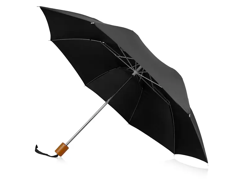 Зонт Oho двухсекционный 20, черный - 19547886