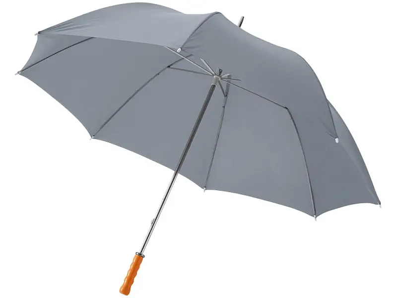 Зонт Karl 30 механический, серый - 10901812