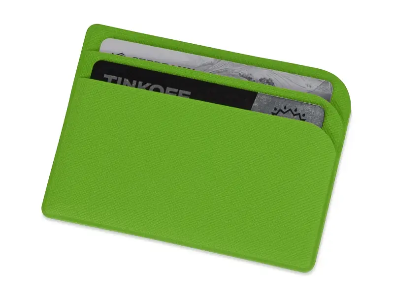 Картхолдер для 3-пластиковых карт Favor, зеленое яблоко - 113113