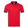 Рубашка поло мужская 04C_Красный/Чёрный (14/20) (M/48)