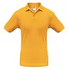 Рубашка поло Safran желтая, размер S