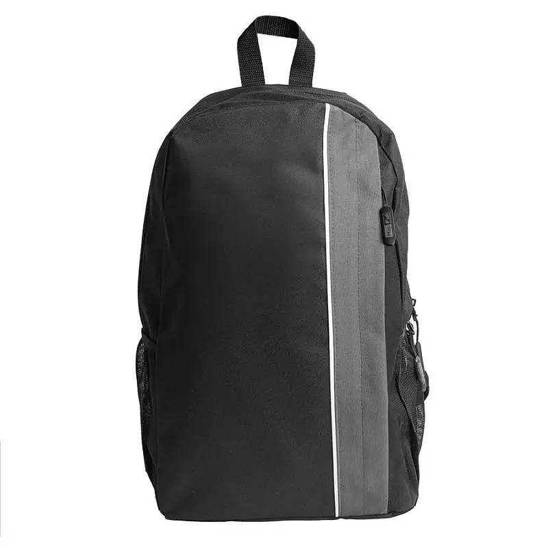 Рюкзак PLUS, чёрный/серый, 44 x 26 x 12 см, 100% полиэстер 600D - 16784/35/29