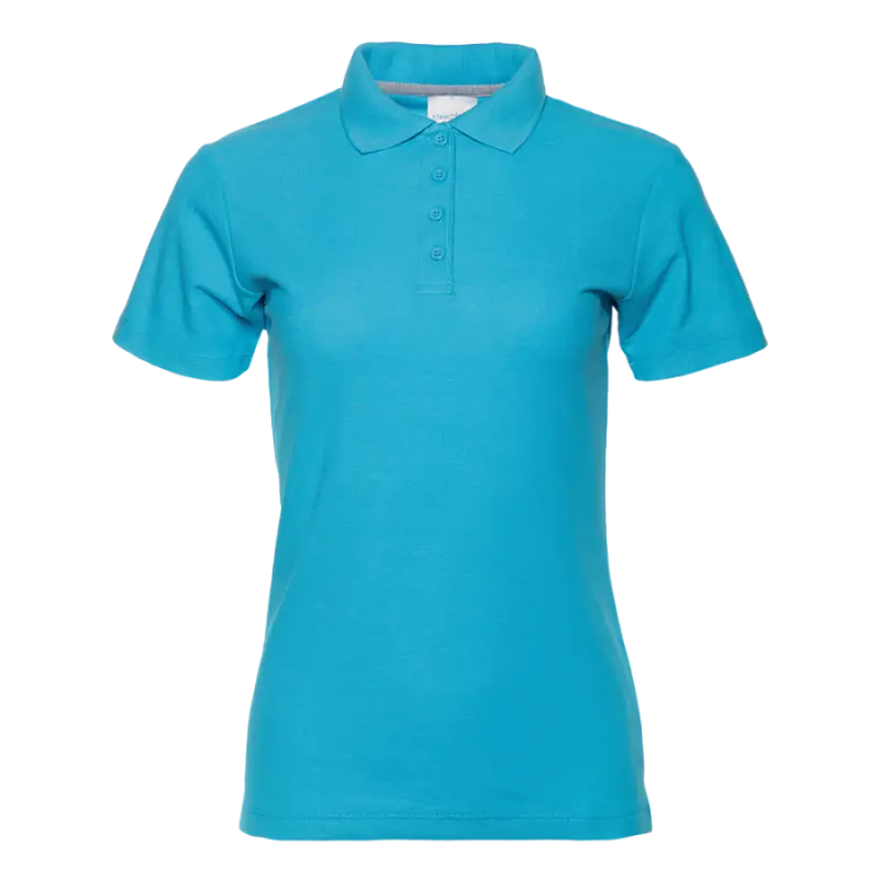 Рубашка поло женская 104W_Бирюзовый (32) (S/44)
