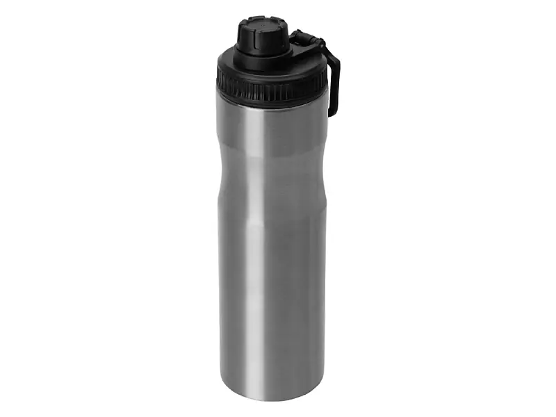 Бутылка для воды Supply Waterline, нерж сталь, 850 мл, серебристый/черный - 814210
