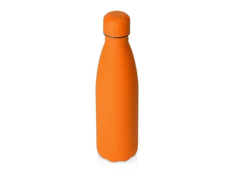 Вакуумная термобутылка Vacuum bottle C1, soft touch, 500 мл, оранжевый - 821368clr