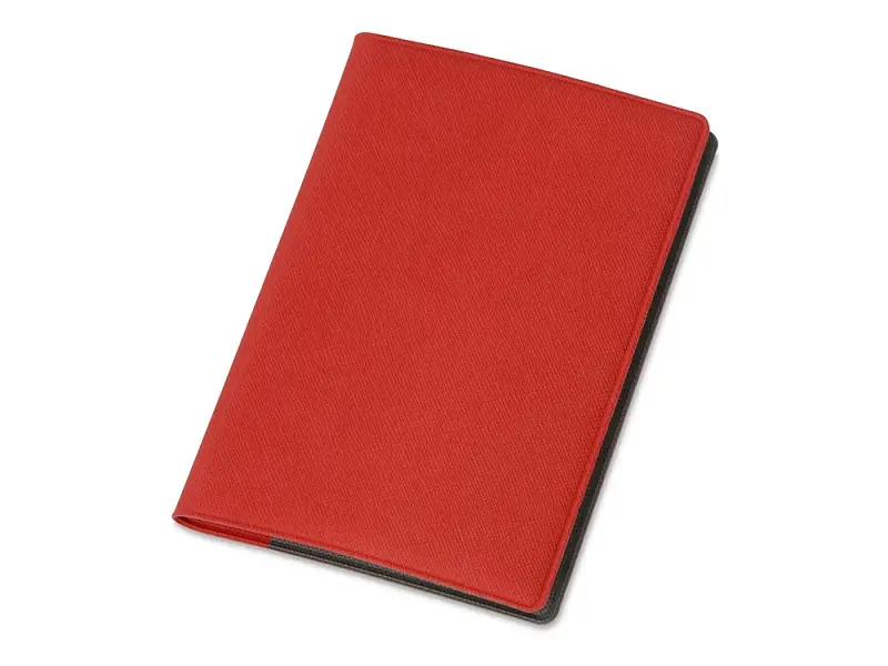Обложка для паспорта с RFID защитой отделений для пластиковых карт Favor, красная/серая - 113401