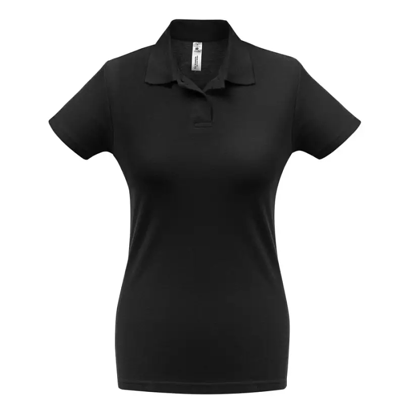 Рубашка поло женская ID.001 черная, размер XS - PWI11002XS
