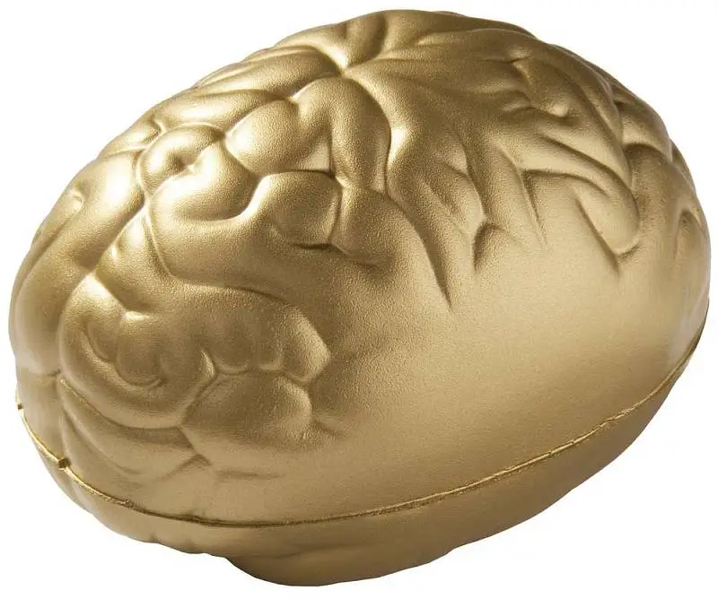 Антистресс «Золотой мозг», 8,6х6,6х5,5 см - 6219.00