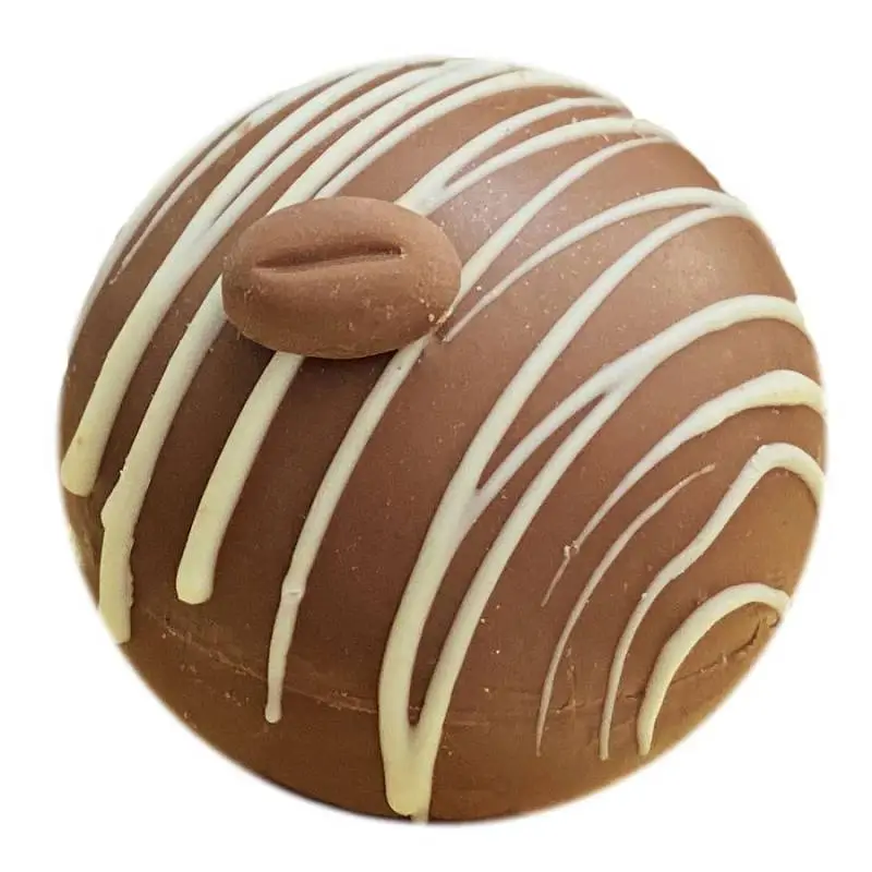 Шоколадная бомбочка «Моккачино», диаметр сферы 6 см, упаковка: 9х9х11 см - 13733.01