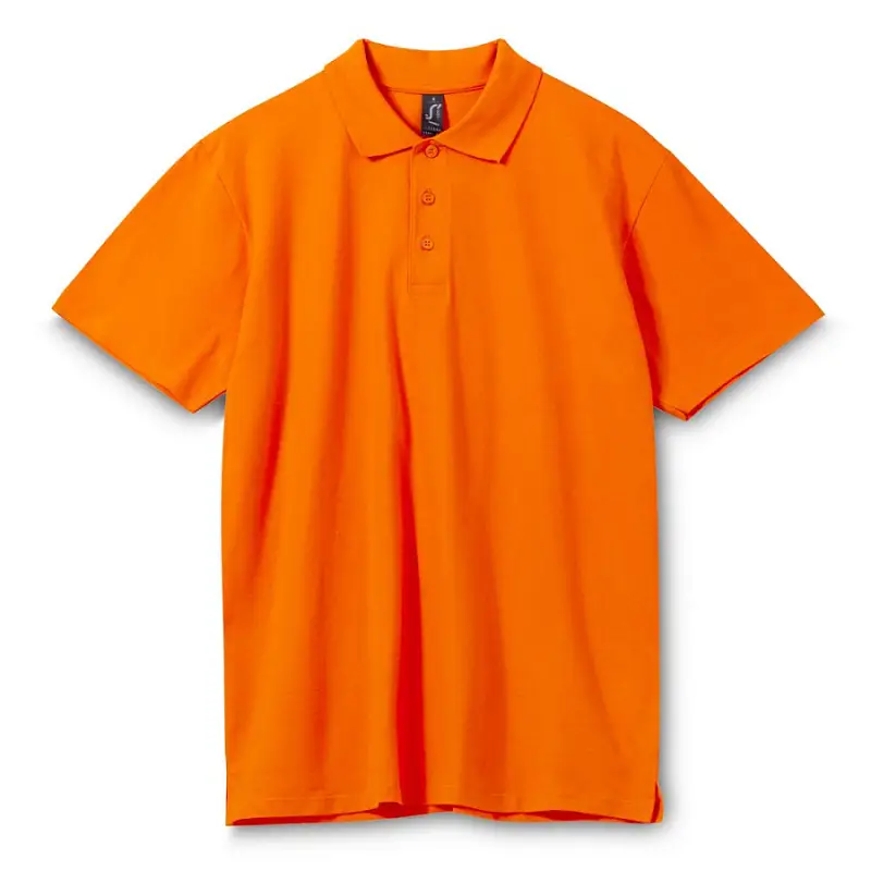 Рубашка поло мужская Spring 210 оранжевая, размер S - 1898.201