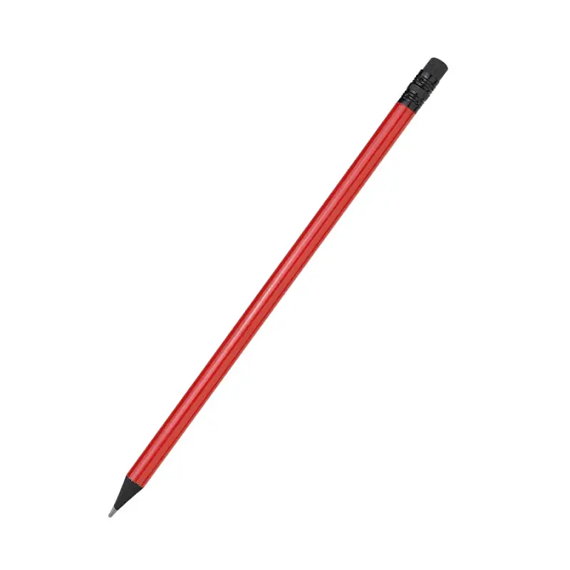 Карандаш с цветным корпусом Negro, красный - 1025.05