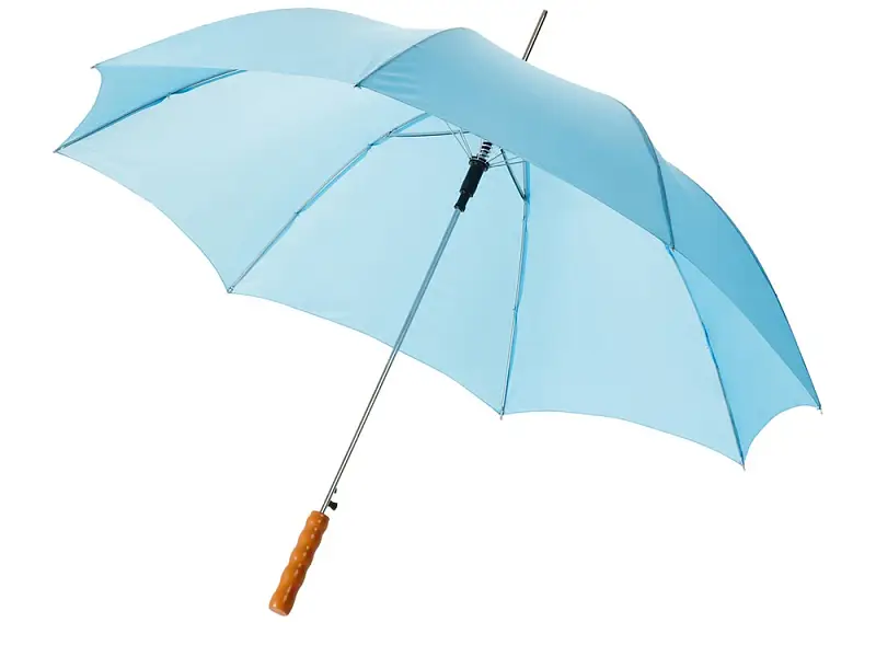 Зонт-трость Lisa полуавтомат 23, голубой - 10901702