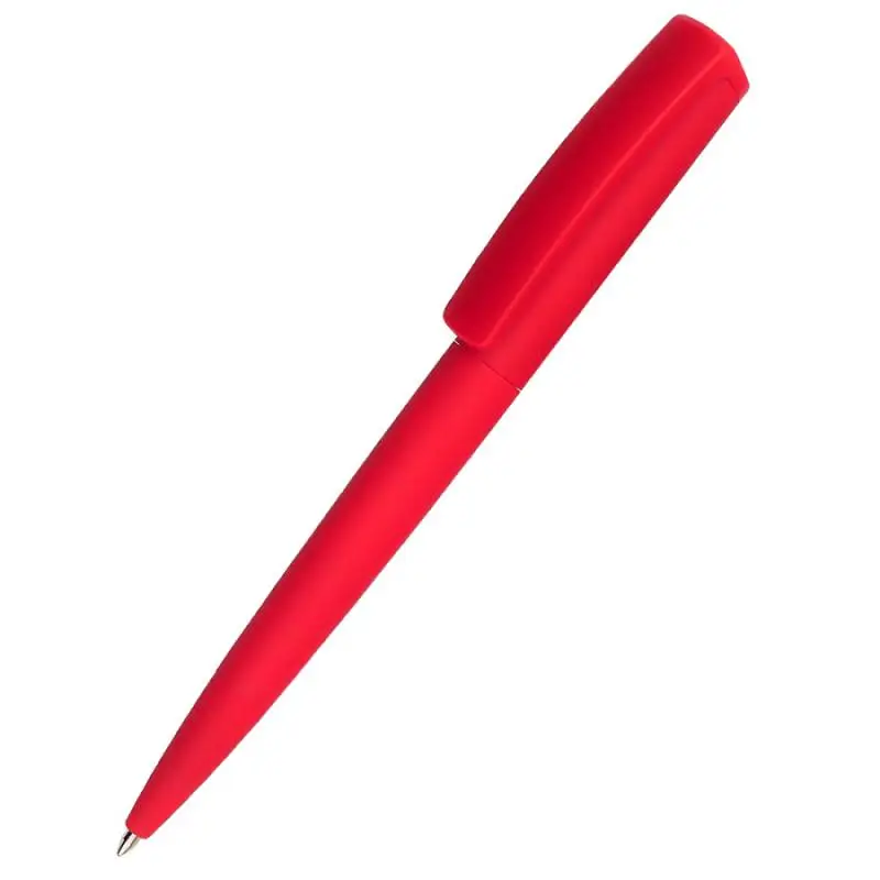 Ручка пластиковая Jangle, софт-тач, красная - 1034.05