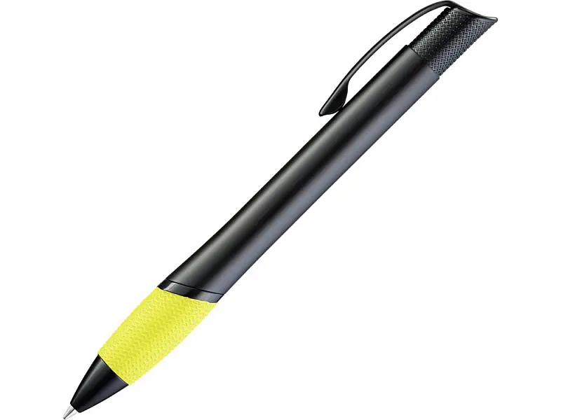 Ручка шариковая металлическая OPERA M, желтый/черный - 187900.09