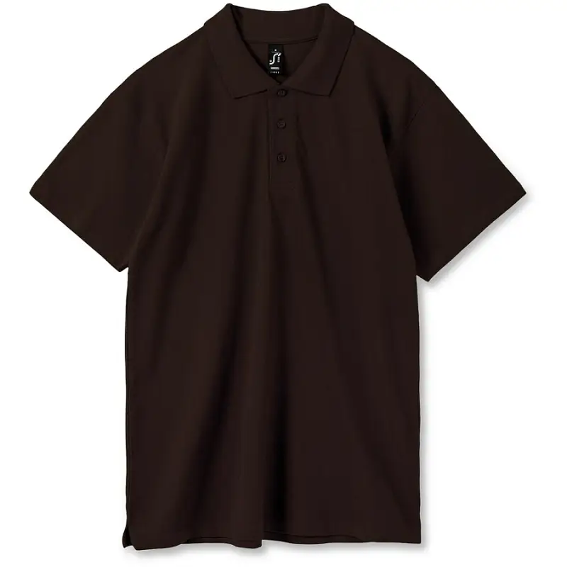 Рубашка поло мужская Summer 170 темно-коричневая (шоколад, размер XS - 1379.590