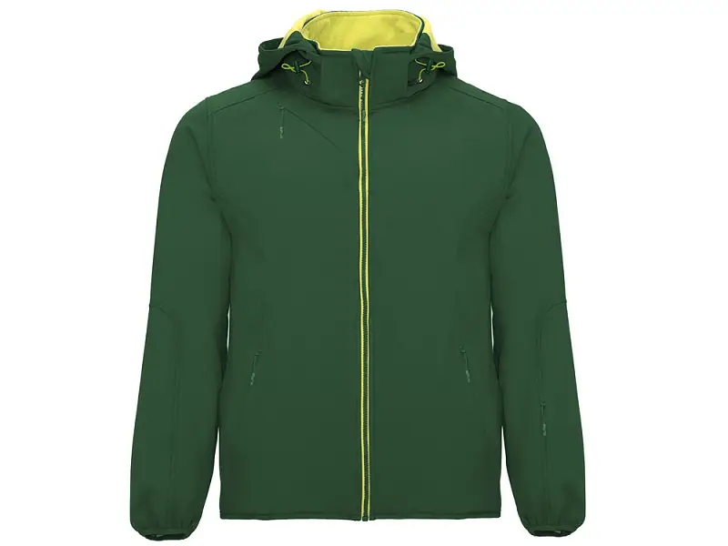 Куртка софтшелл Siberia мужская, бутылочный зеленый - 642856S