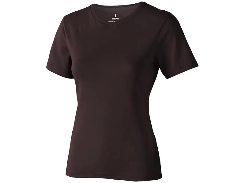 Nanaimo женская футболка с коротким рукавом, шоколадный коричневый - 3801286XS