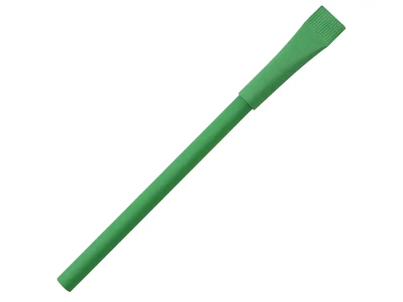 Ручка картонная с колпачком Recycled, зеленый классик - 12600.03p