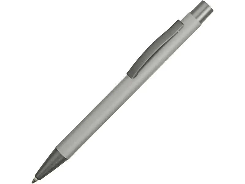 Ручка металлическая soft touch шариковая Tender, серебристый/серый - 18341.00