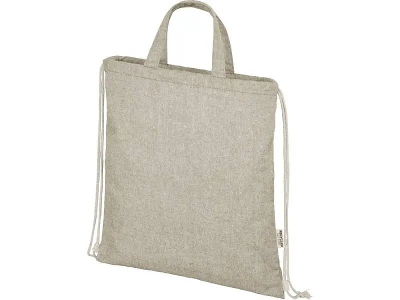Pheebs 150 г/м² Aware™ рюкзак со шнурком из переработанных материалов - Натуральный - 12070406