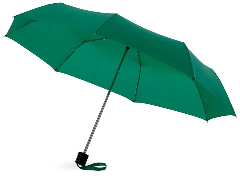 Зонт Ida трехсекционный 21,5, зеленый - 10905206