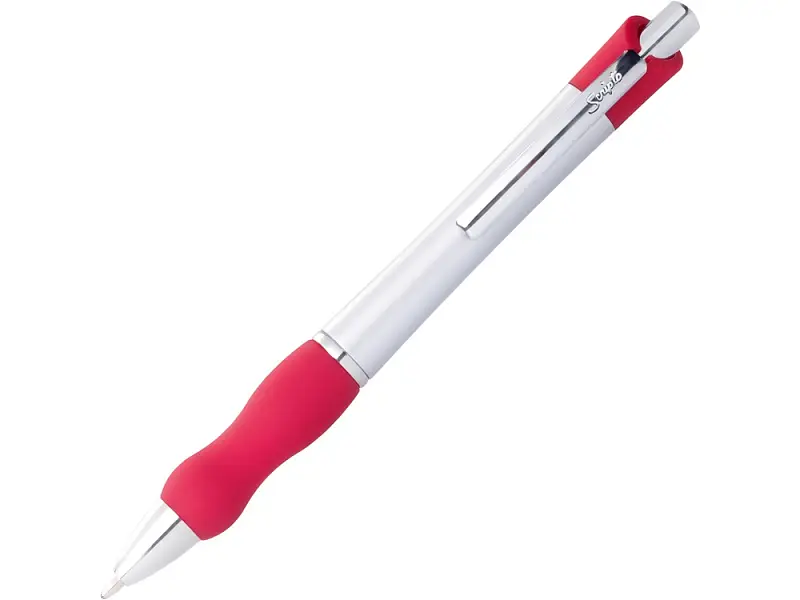 Ручка шариковая Bubble, красный, черные чернила - 10637304