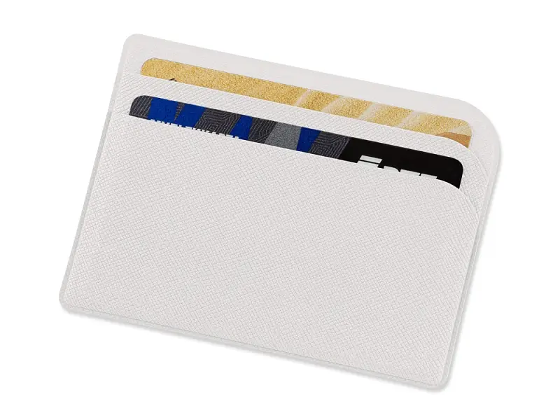 Картхолдер для 3-пластиковых карт Favor, белый - 113106